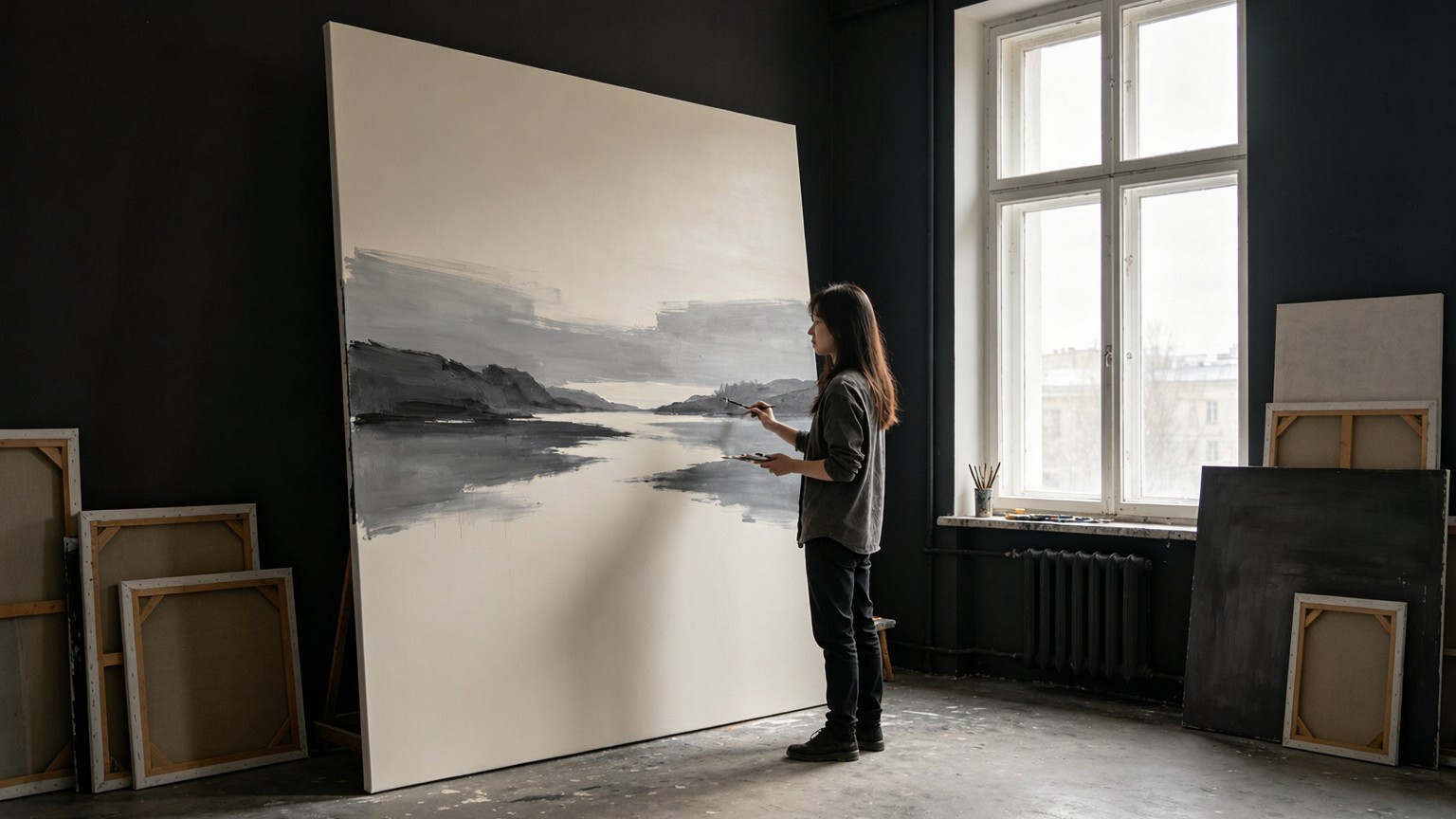 Studio scene